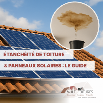 Photo Étanchéité de toiture et panneaux solaires : le guide