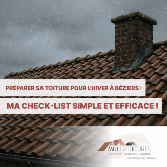 Photo Préparer sa toiture pour l'hiver à Béziers : ma check-list simple et efficace